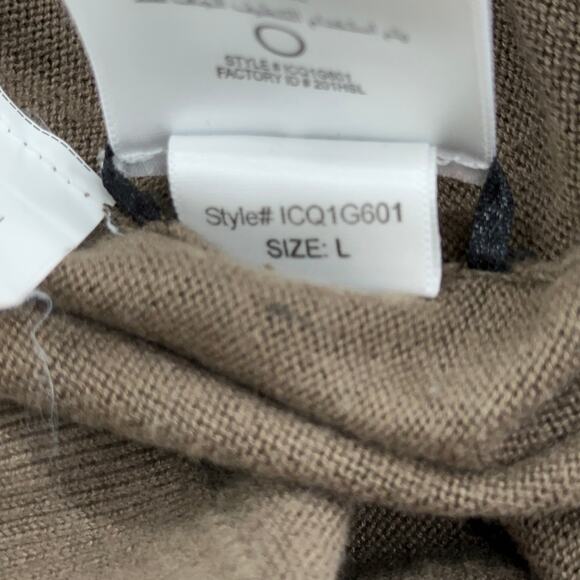 BCBG Womens Size Large Knit Tunic Top Reptile Print Oversized Cotton Modal Blend - Picture 15 of 16